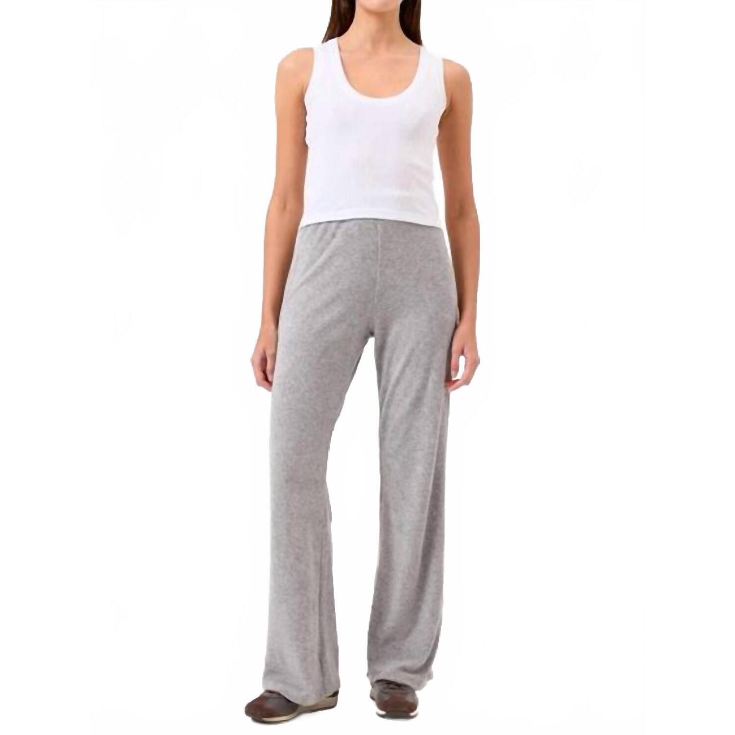 New Goldie Lewinter Life Of Luxury Track Pants In Gray Heather